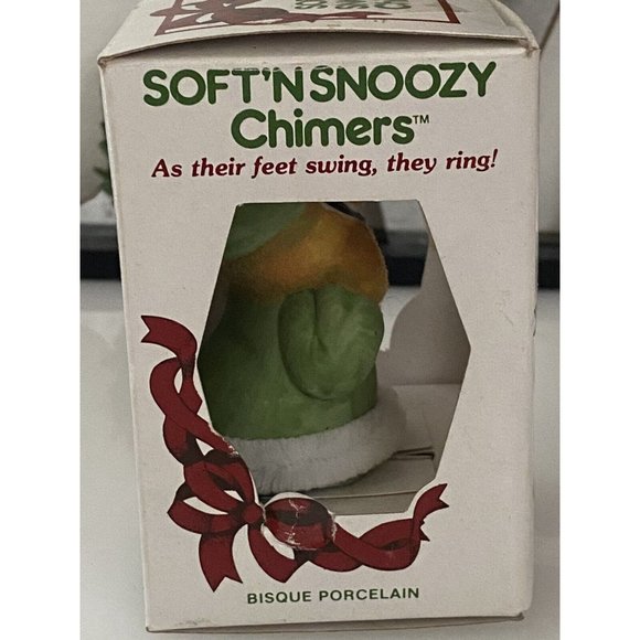 Jasco Vintage Porcelain Bisque Soft N Snoozy Chimer Ornament Hanging Vintage NIB - Picture 12 of 16